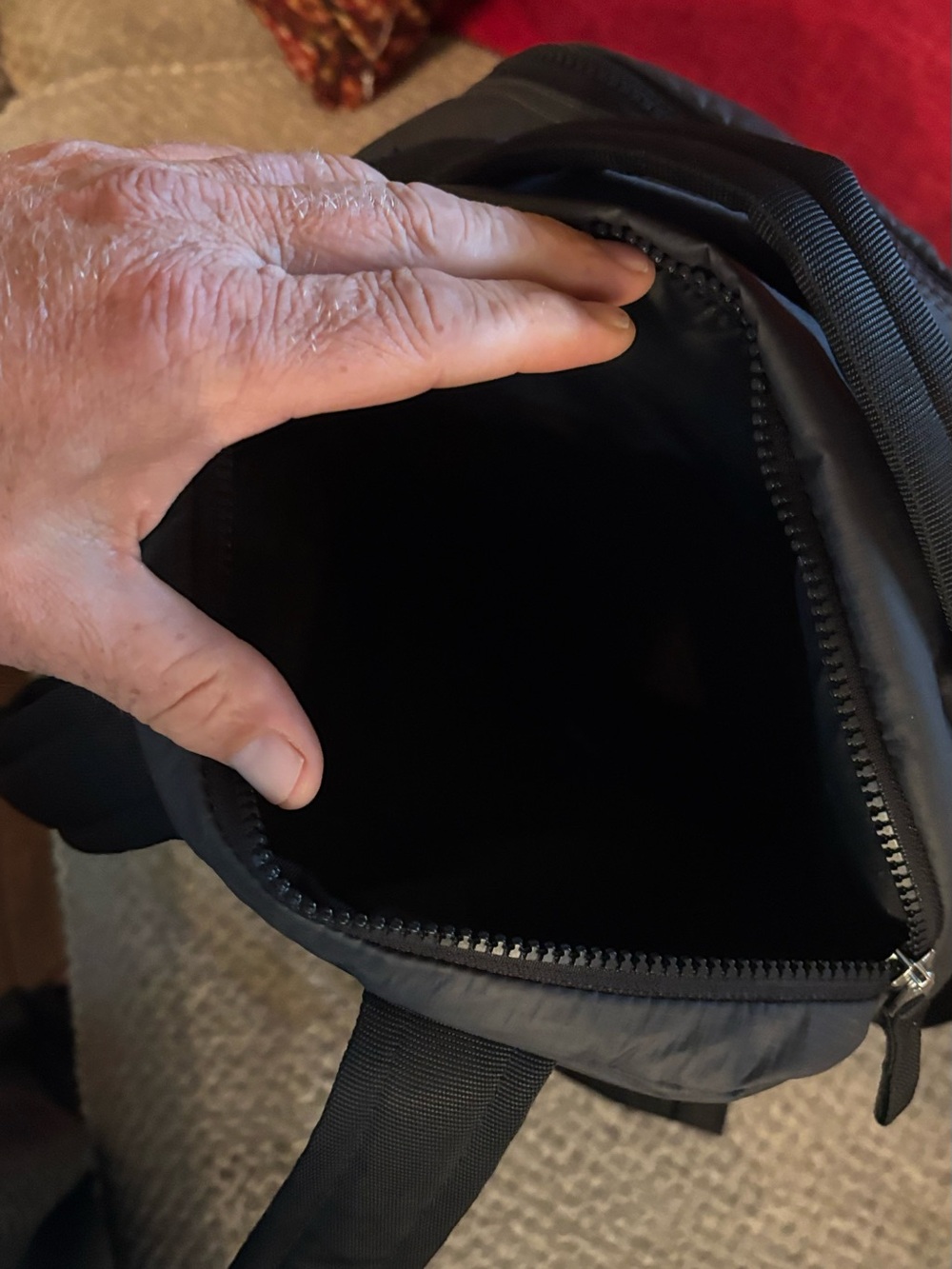 Lululemon Black Backpack Lightweight Daypack Gym Travel Bag - Picture 8 of 8